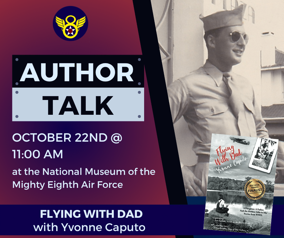 Flying with Dad – Author Talk Graphic